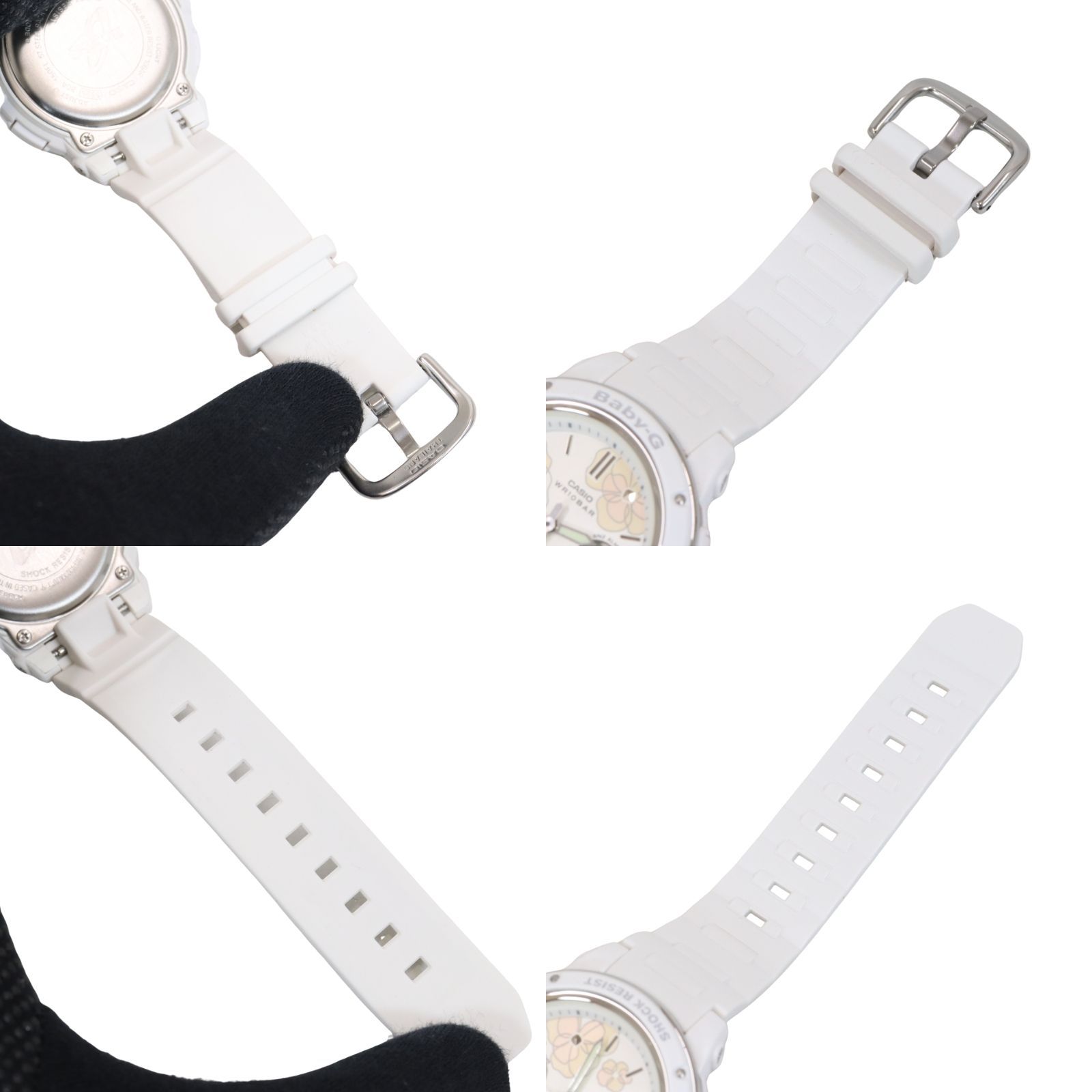 CASIO カシオ Baby-G 腕時計 BGA-150FL-7AJF ホワイト フラワー