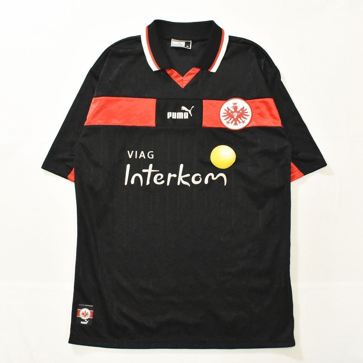 【希少】 1998-99 PUMA プーマ Eintracht Frankfurt アイントラハト フランクフルト 半袖 襟付き ユニフォーム M