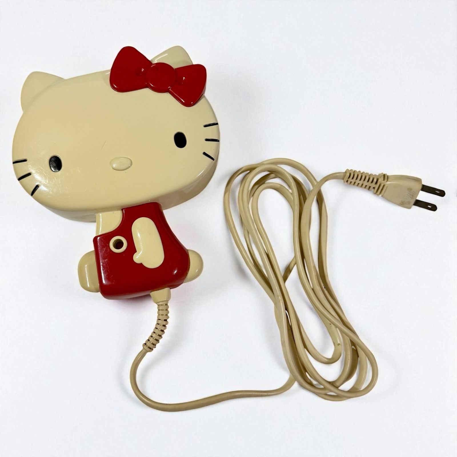 ハローキティ ドライヤー 昭和 希少品 レア 動作確認 ハローキティ】1987年 手動ドライヤー おもちゃ - メルカリ