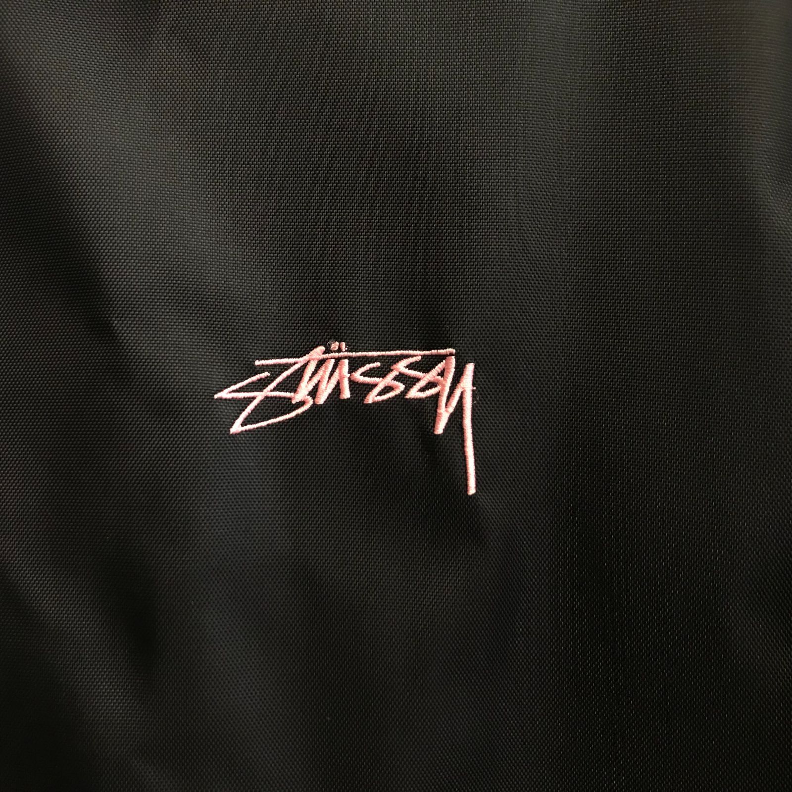 STUSSY ストゥーシー コーチジャケット アウター ナイロン ブラック S 