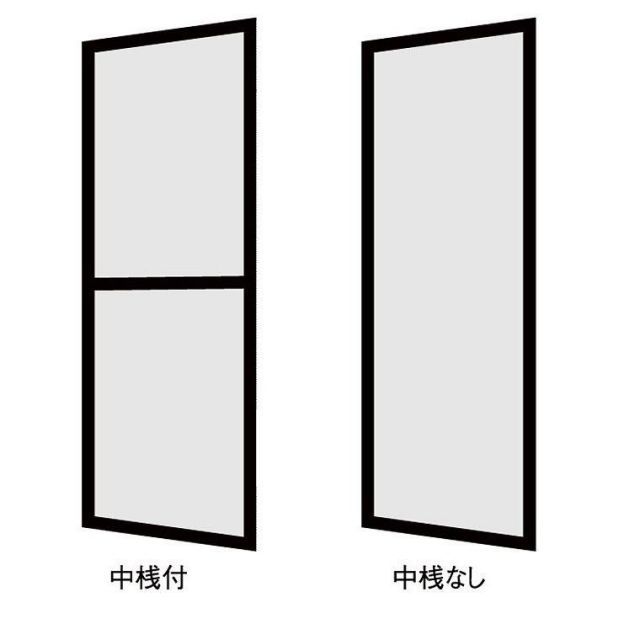 TS網戸 持ち出し用 引き違い 2枚建てサッシ用 W：591～640mm × H：