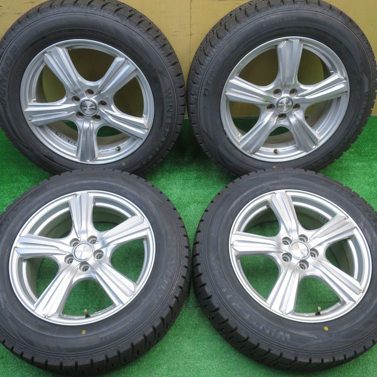 ♥ 23年 XV 等 225|60R17 スタッドレス ダンロップ ウインターマックス WM02 VIOLENTO ヴィオレント 17インチ PCD100|5H 5101503NJス