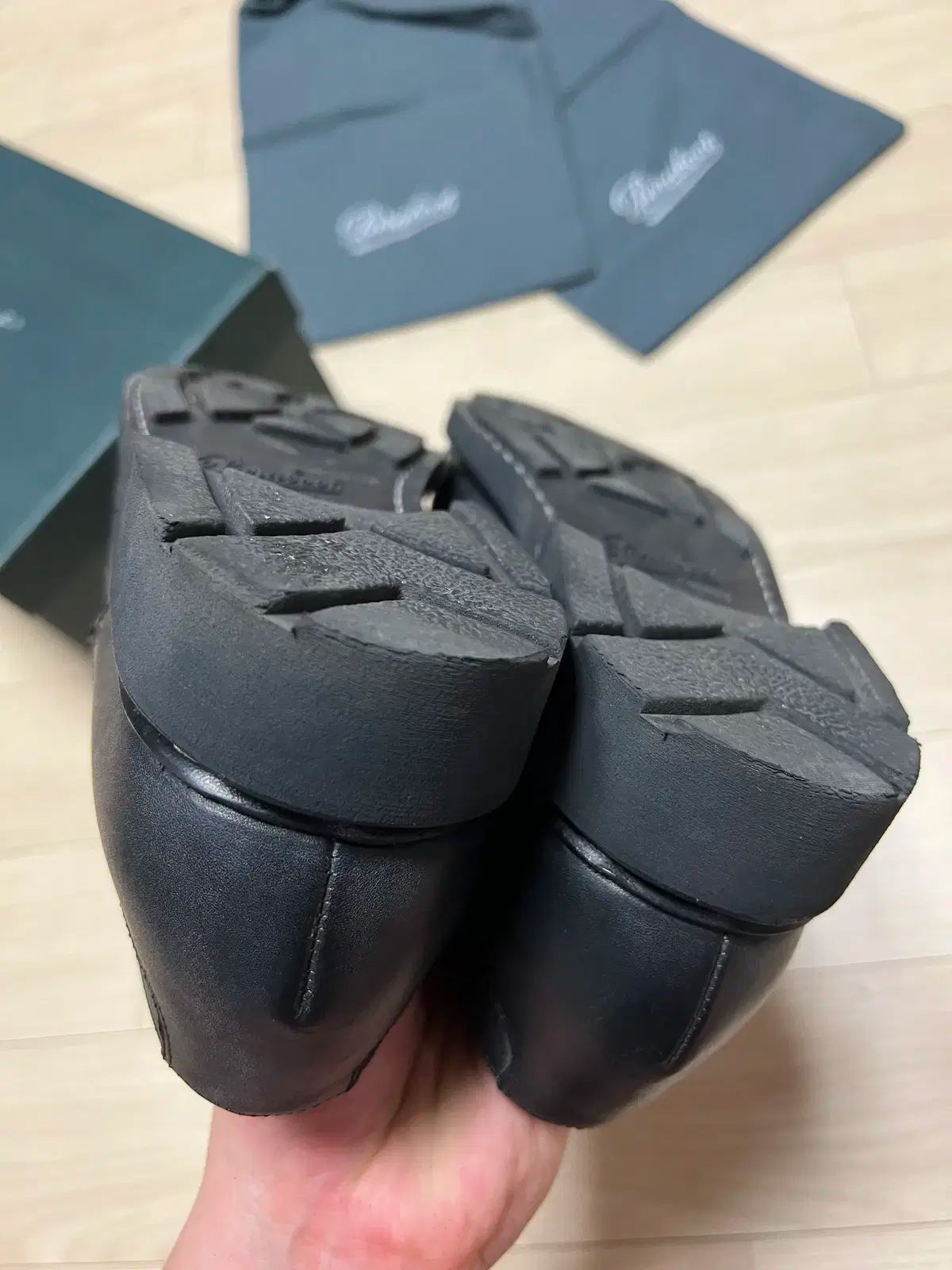 パラブーツ　シャンボードUK7.5 ブラック