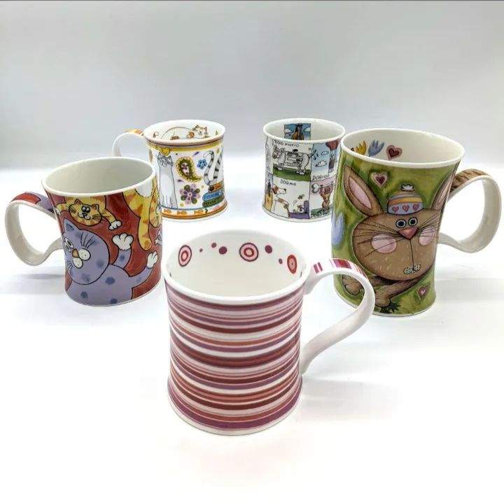 90s　未使用品　イギリス　ダヌーン社製　陶器製 キャニスター 5点 セット DUNOON ダヌーン 英国ブランド マグカップ 5点セット - メルカリ