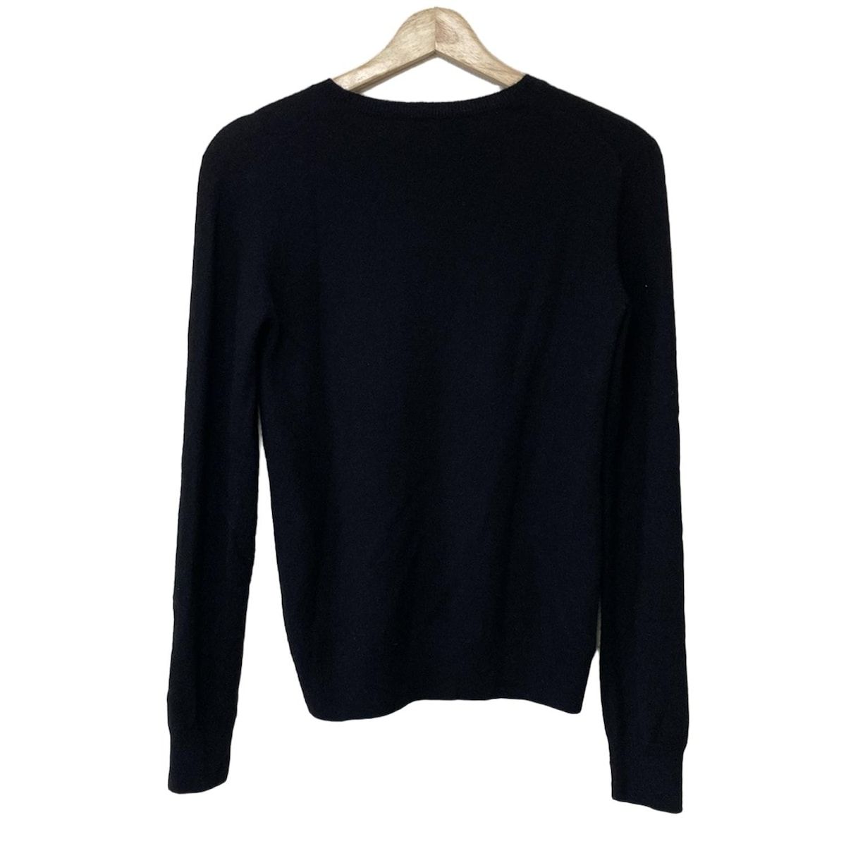 最安価に挑戦！ theory セオリー 長袖セーター サイズS レディース - 黒 クルーネック|カシミヤ エレガント