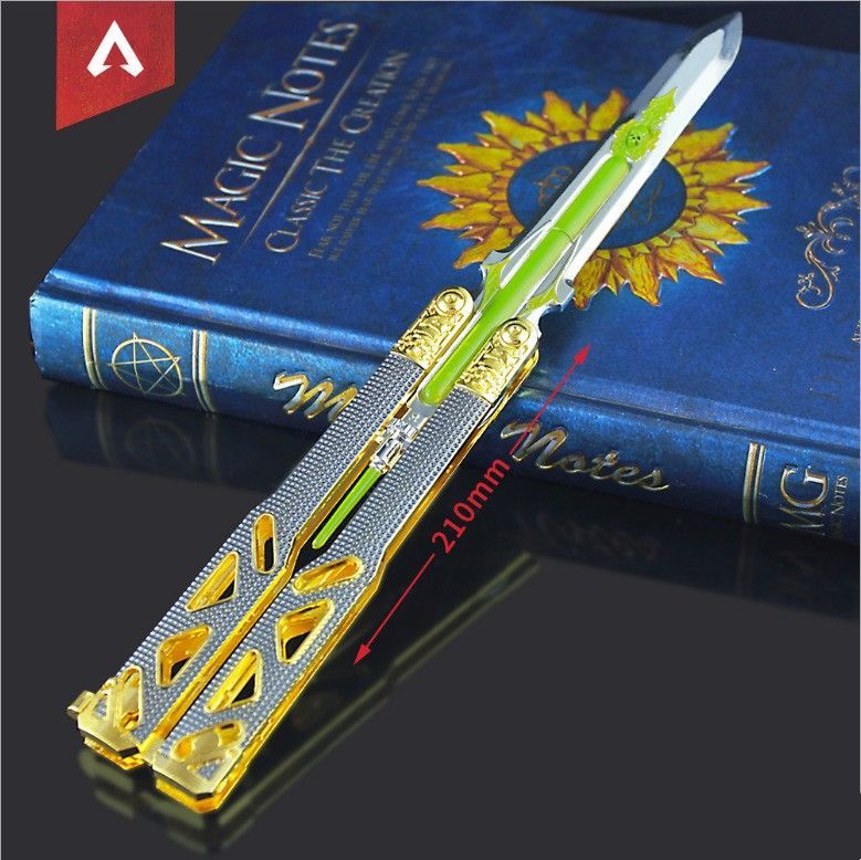 APEX オクタン グッズ Amazon.co.jp: バタフライナイフ オクタン apexグッズ 家宝 21cm
