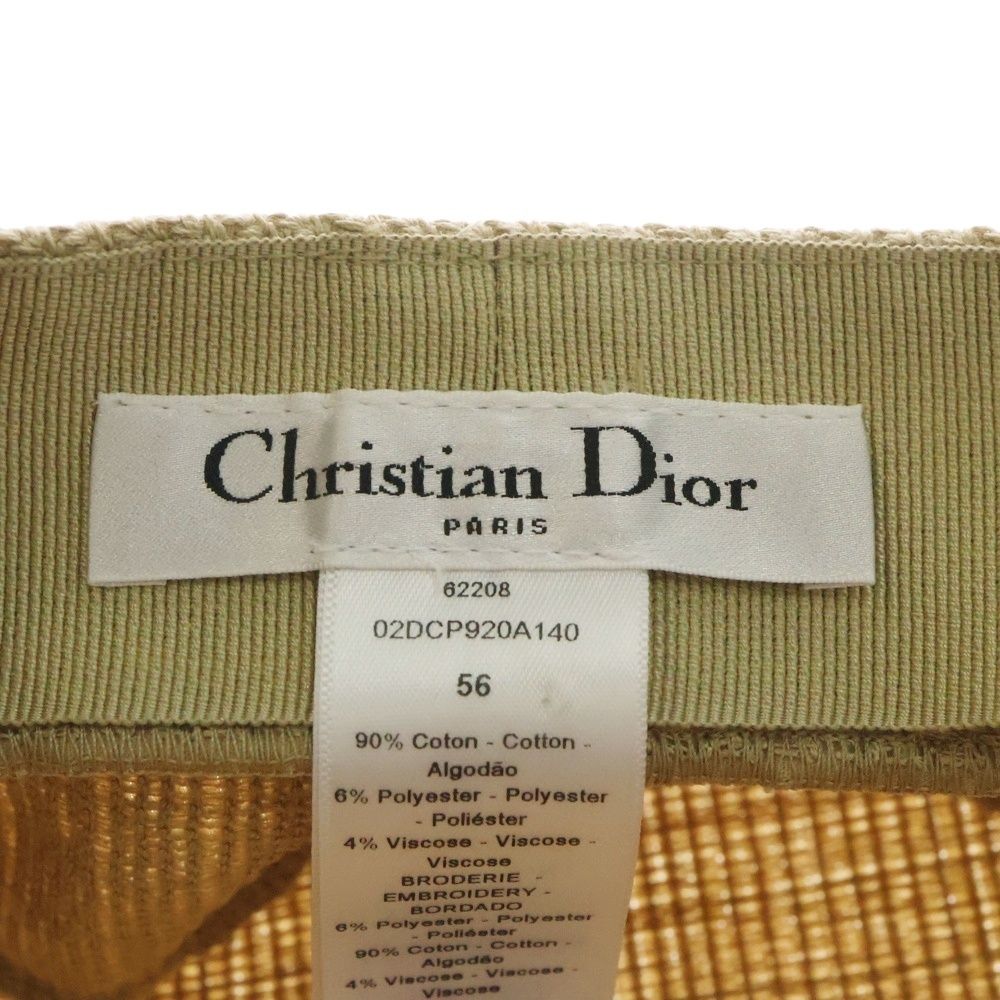 クリスチャンディオール コットン ロゴ キャスケット ベージュ 楽天市場】クリスチャンディオール CHRISTIAN DIOR キャスケット