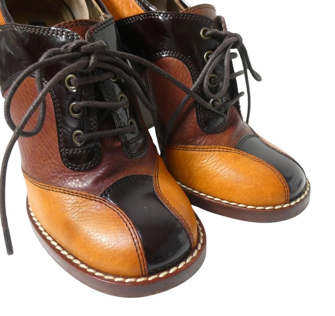 美品 Dolce&Gabbana ドルチェ&ガッバーナ サイズ37 約24㎝ レザー