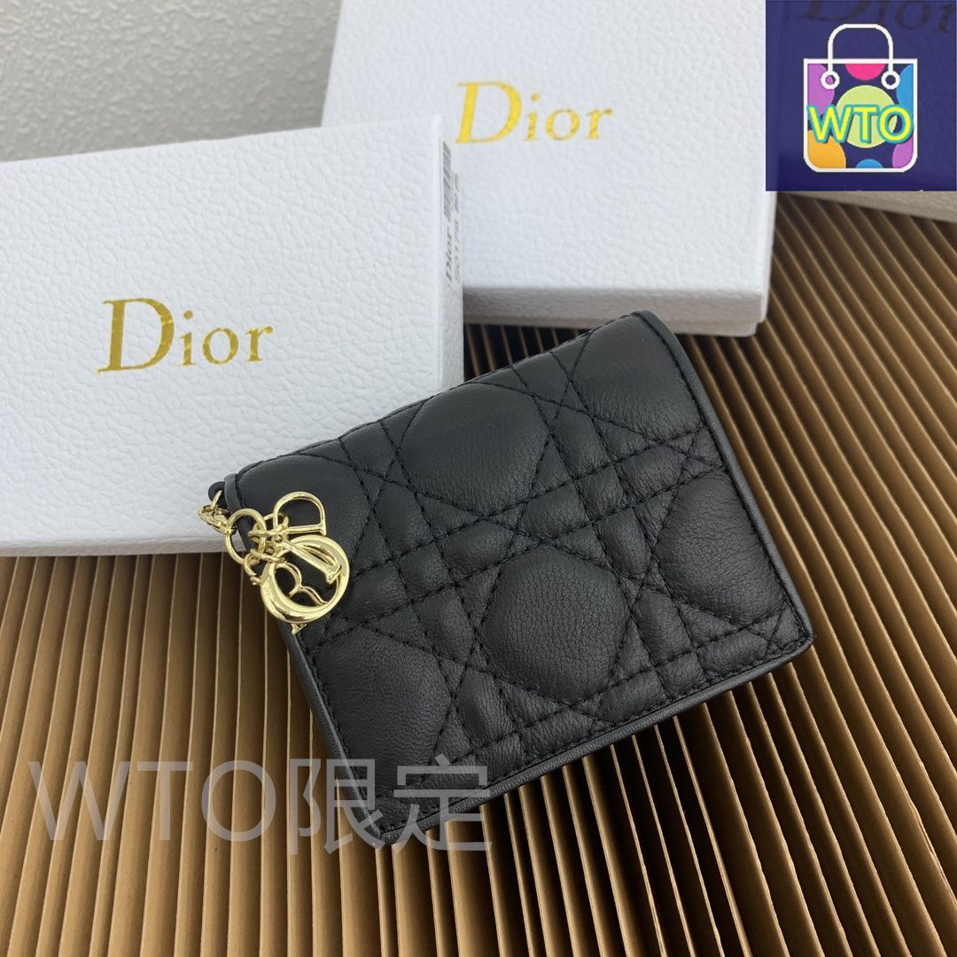 ‼️新品・未使用‼️DIOR ディオール  ミニウォレット 今日特価】Dior ディオール ミニレディーディオールウォレット