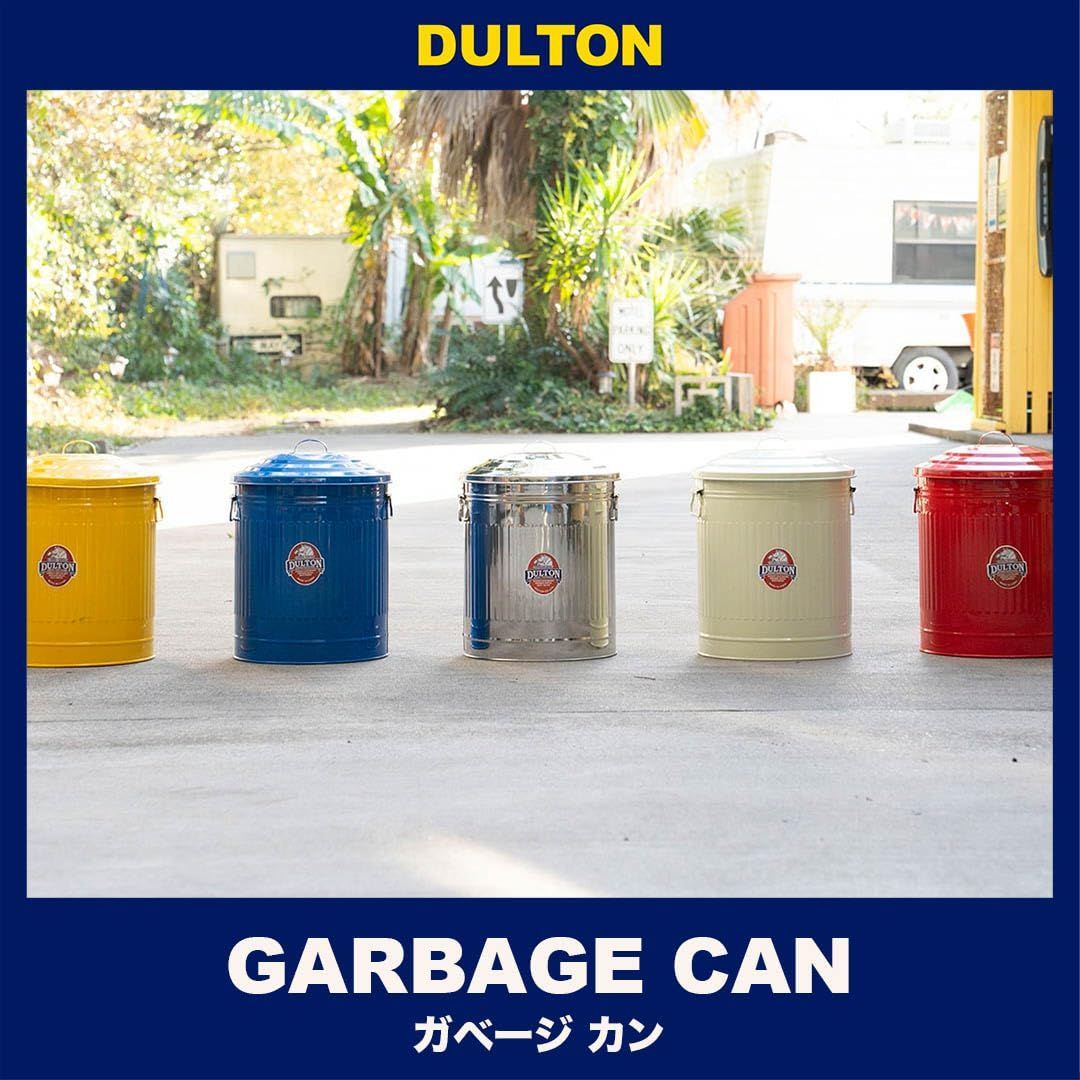 ふた付きゴミ箱 ゴミを入れる物こそ だと思う物を使いたい ブリキ缶 アイボリー 高さ440 mm 24 L 直径330 ガベージカンLサイズ 100 106 IVL ダルトン Dulton