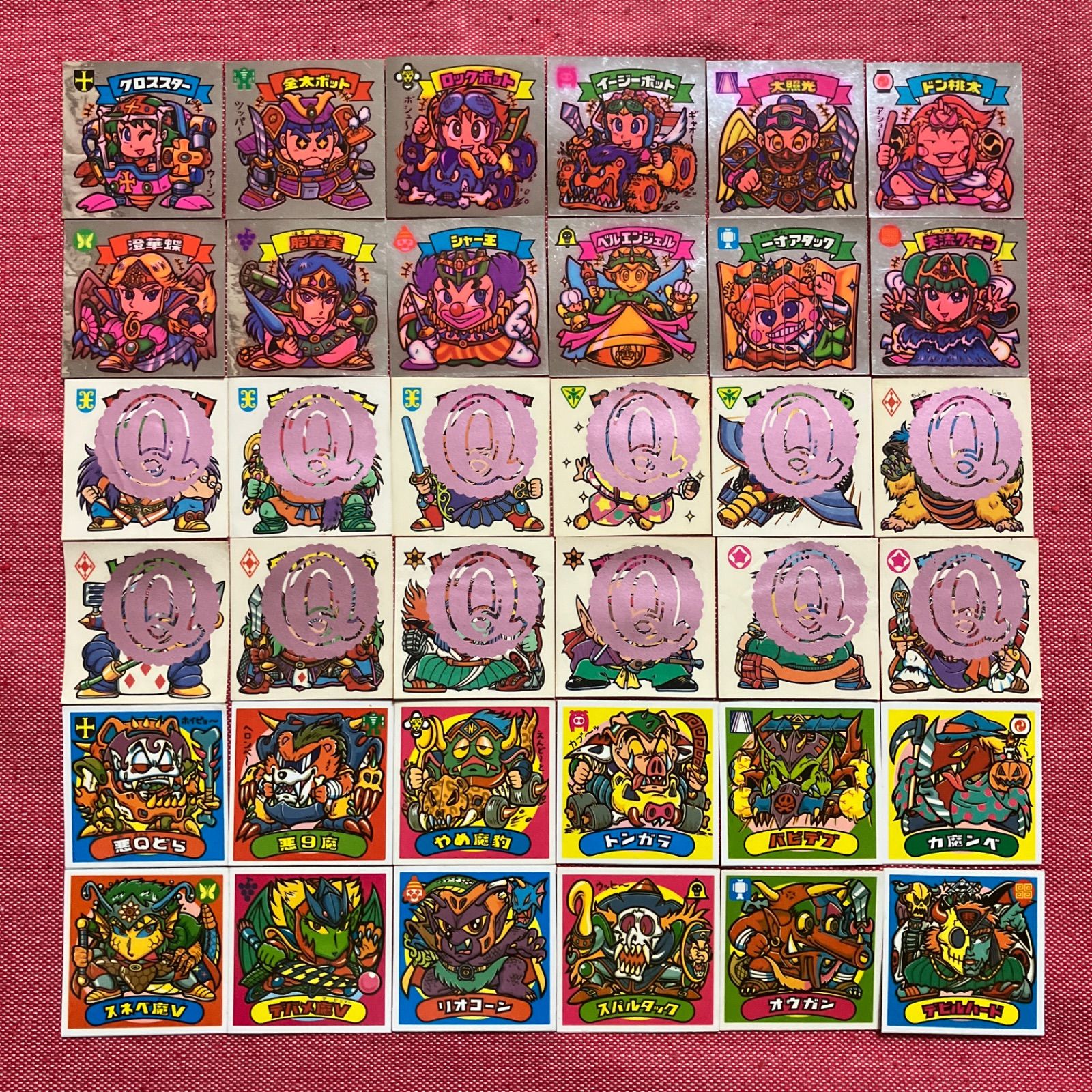 【6弾すくみコンプセット 】旧ビックリマン チョコ版すくみ36枚フルコンプセット