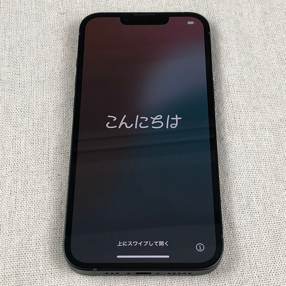 バッテリー良好【SIMロック解除済/本体のみ】Apple iPhone 13（A2631） GSM+CDMA 128GB Midnight【キズ多数あり】/SP-241647（253549）