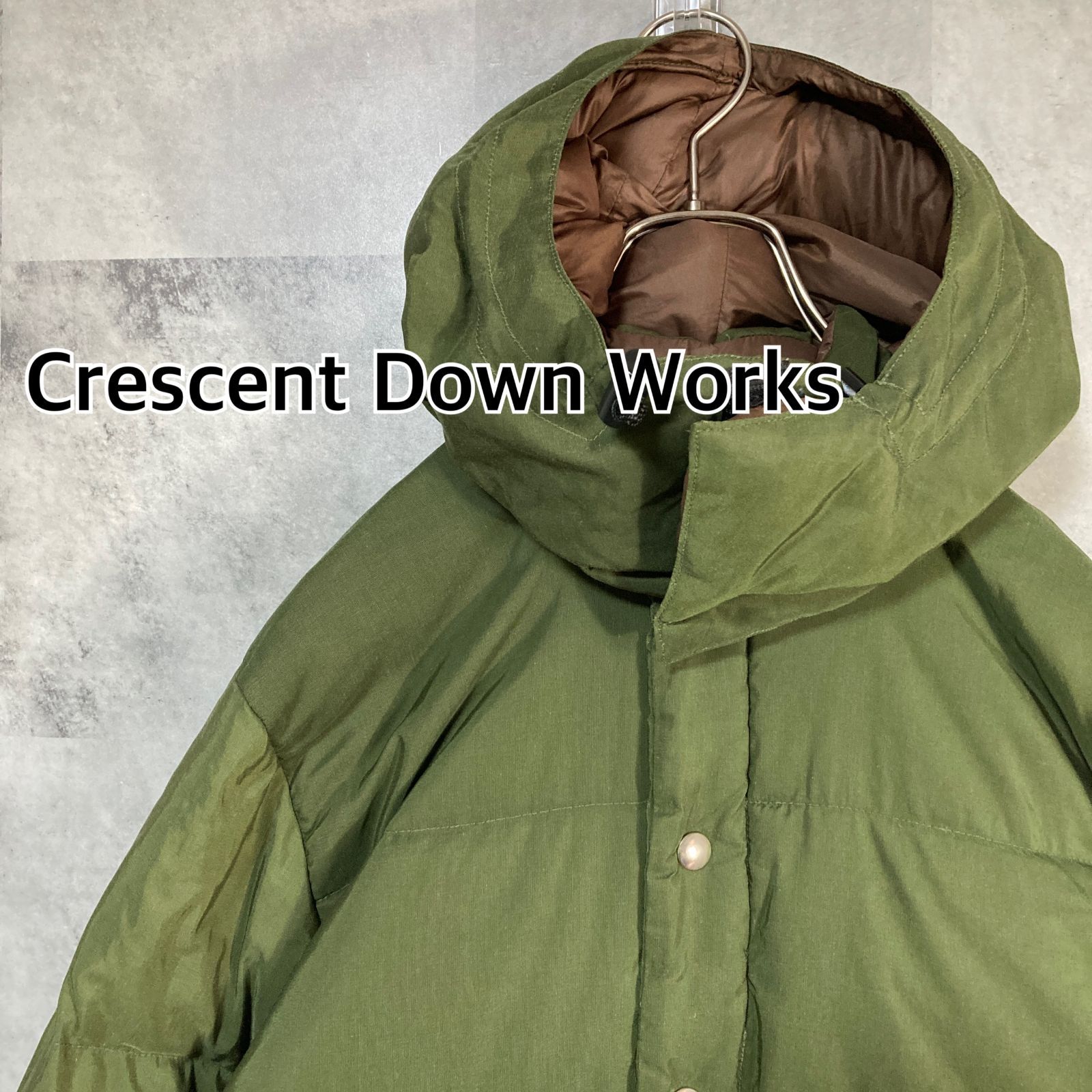 USA製 Crescent Down Works クレセントダウンワークス フーディー 