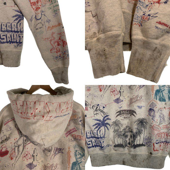 SAINT Mxxxxxx ダメージパーカー L SAINT Mxxxxxx セント SAINT Mxxxxxx ダメージパーカー L SAINT Mxxxxxx セント