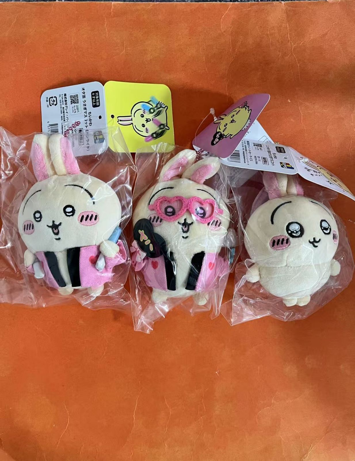 ちいかわ うさぎ マスコット 3点セット スッキリ目 オタ活