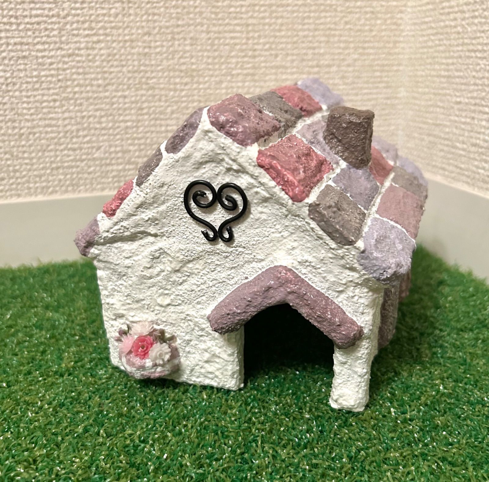 フローラル装飾のピンクキャビネット 002