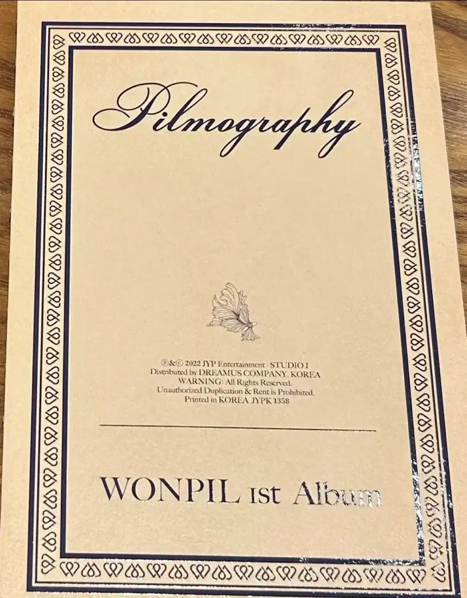 DAY6 ウォンピル WONPIL ソロ アルバム Pilmography トレカ