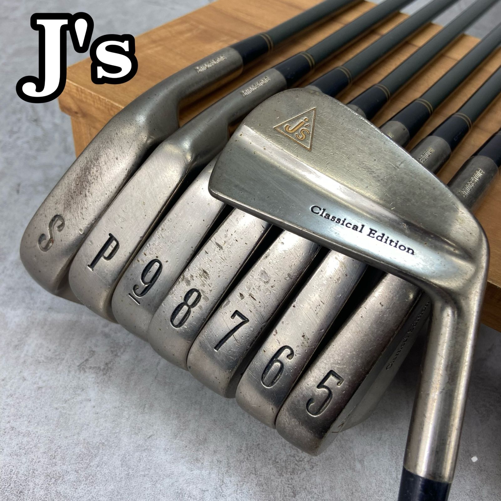 BRIDGESTONE ブリヂストン Js Classical Edition クラシカルエディション メンズゴルフアイアン8本セット カーボン R 右利き用