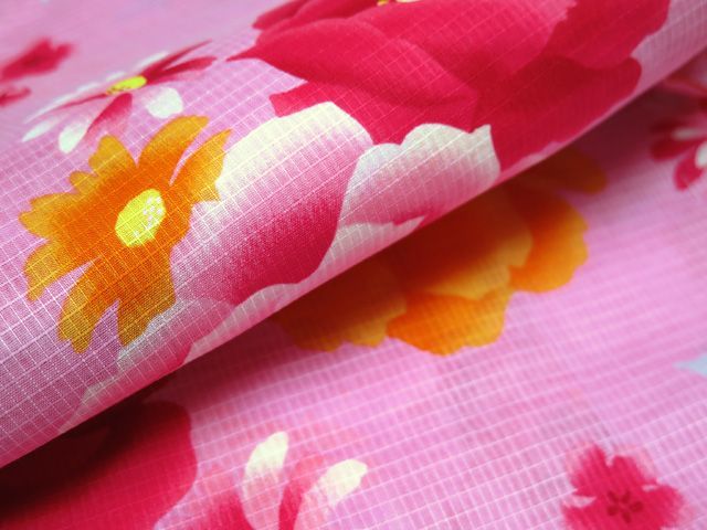 ピンク 花柄