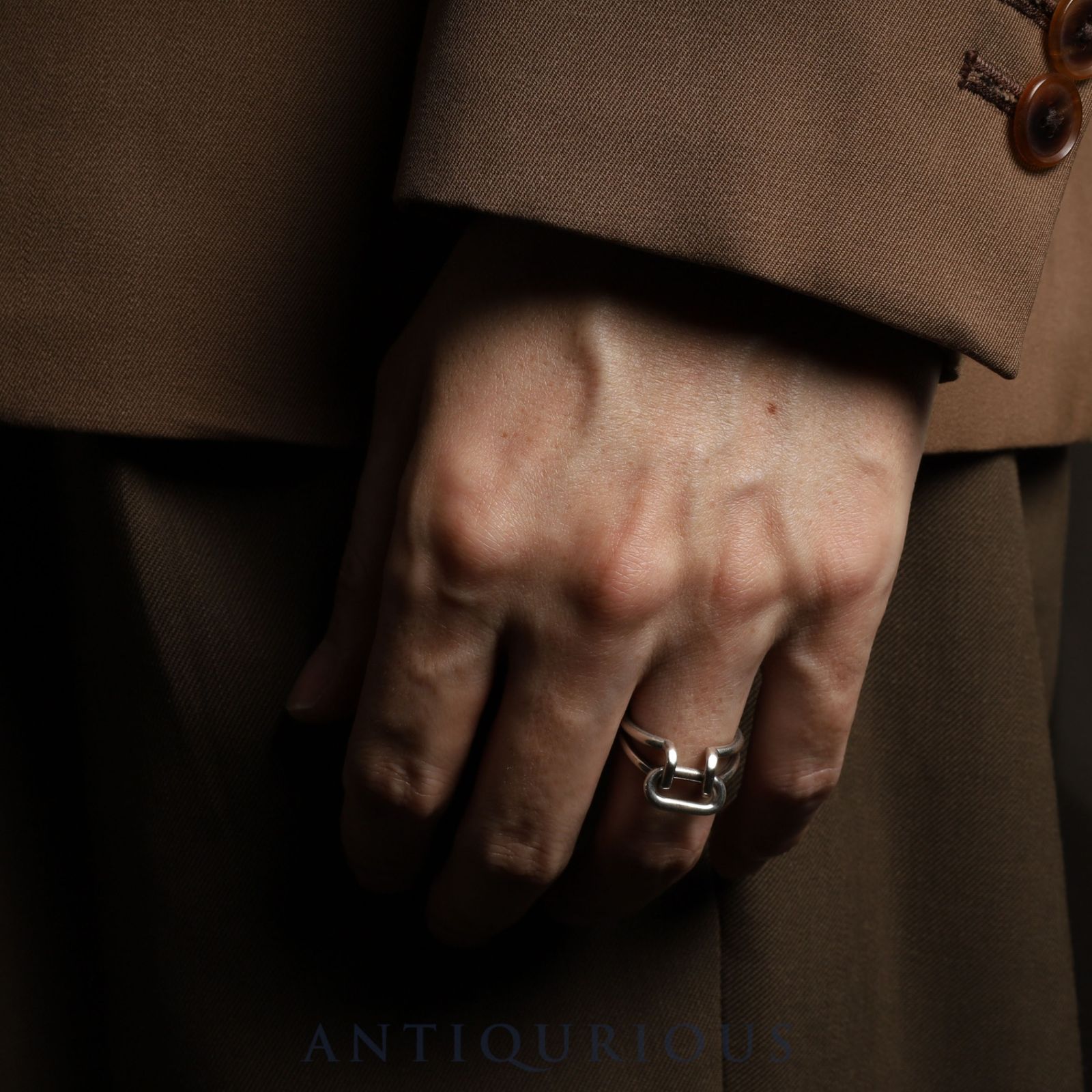 ティファニー リング ハードウェア SV925 約13.5号 保存袋