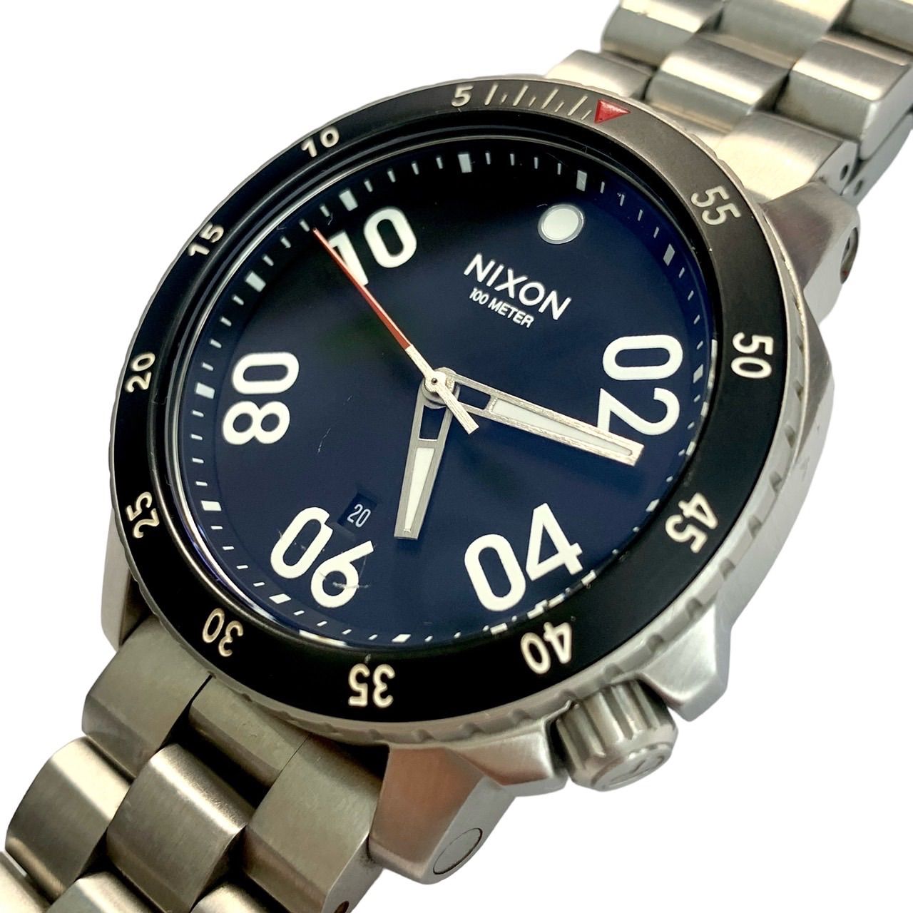 NIXON THE RANGER 100M ステンレススチール 極美品⭐️NIXON RANGER】100m 防水 ニクソン レンジャー