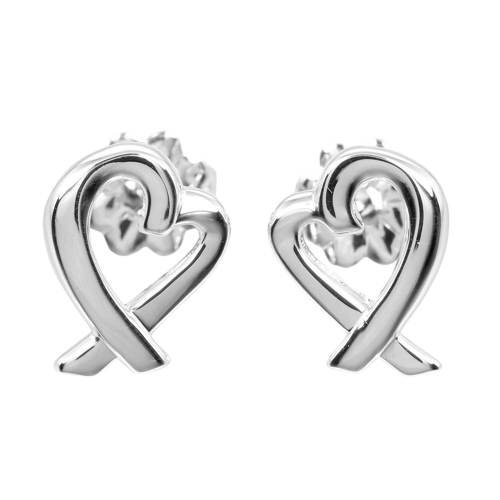 TIFFANY-Co. ティファニー ラビングハート シルバー925 レディース 1.5g ピアス