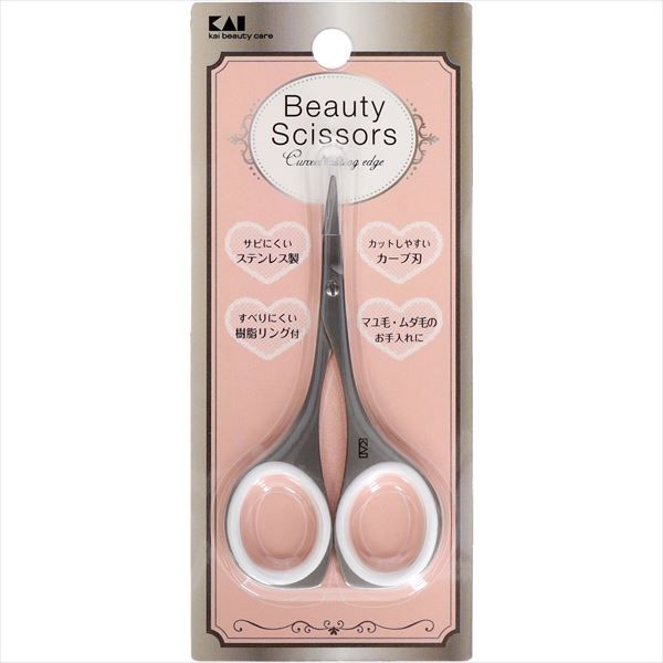 【まとめ買い-12点セット】オシャレハサミ樹脂リング付　ＫＱ３１１３ 【 貝印 】 【 ボディケア 】