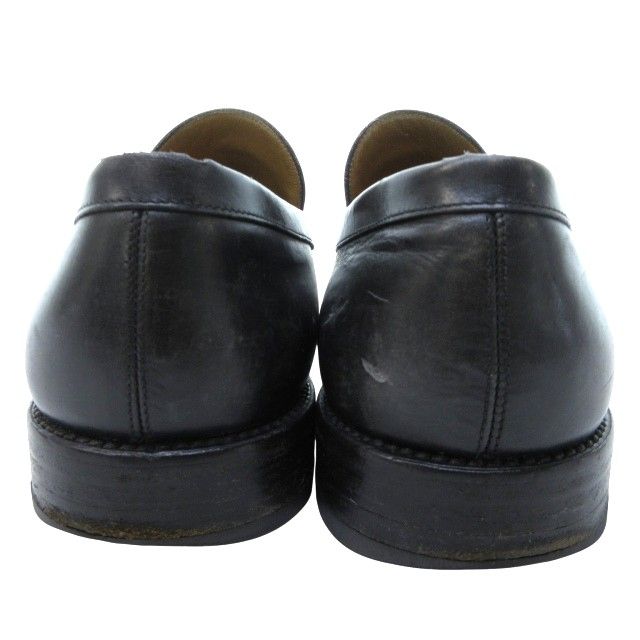 BALLY バリー 革靴 Uチップ 黒 EU9 US10 27.5〜28 バリー BALLY レザーシューズ スリッポン ローファー Uチップ 黒