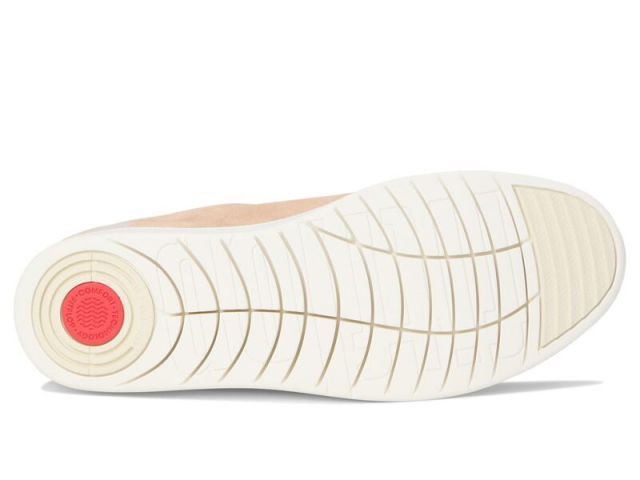 【送料無料】 フィットフロップ レディース スニーカー シューズ Rally Elastic Suede Slip-On Sneakers Classic Beige