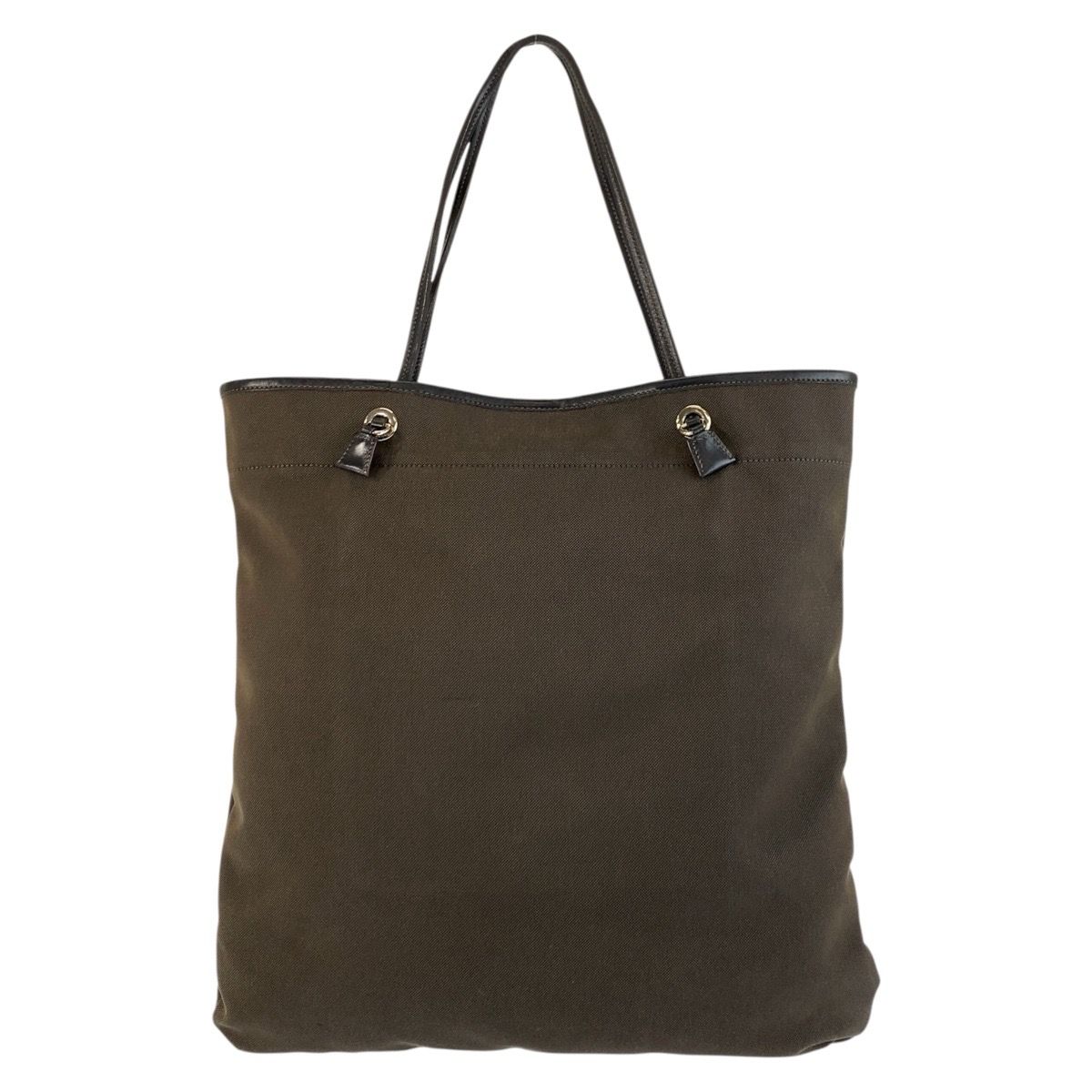 美品 PRADA プラダ ロゴジャガード ブラウン シルバー金具 美品 PRADA プラダ ロゴジャガード ブラウン シルバー金具