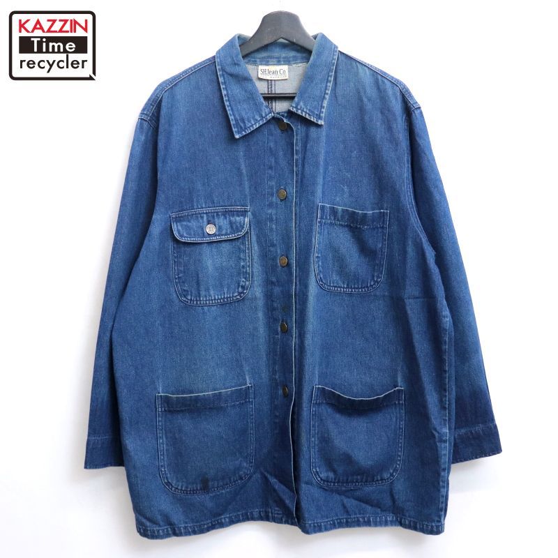 90s   Jeans カバーオール L GAP 古着 90年代~ ギャップ BLUE JEANS デニムカバーオール