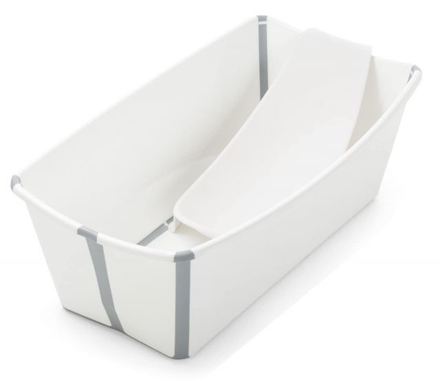 【安い，低価】 Stokke ストッケ ベビーバス 本体+ニューボーン セット フレキシバス 沐浴 折り畳み 折りたたみ 赤ちゃん お風呂 新生児から4歳頃まで ホワイト その他