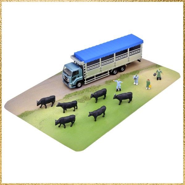 ☆彡送料無料でお届け☆彡 トミーテック ザ・トラックコレクション トラコレ 家畜運搬車セット A 畜産 ジオラマ用品 331551