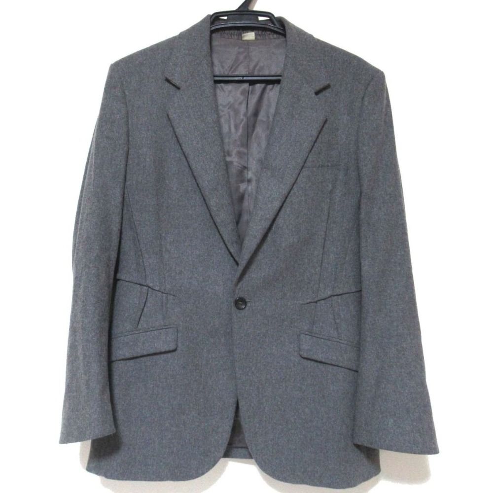 【john galliano】テーラードジャケット　ニュースペーパー 美品 John galliano ジョンガリアーノ 襟裏ニュースペーパー柄 1B