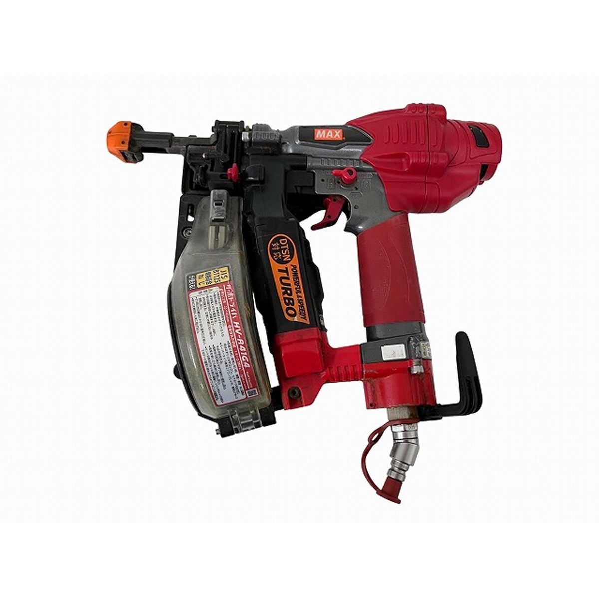 マックス MAX 41mm 高圧ターボドライバー HV-R41G4 ネジ打ち機 エアーツール 電動工具 ジャンク O10478763