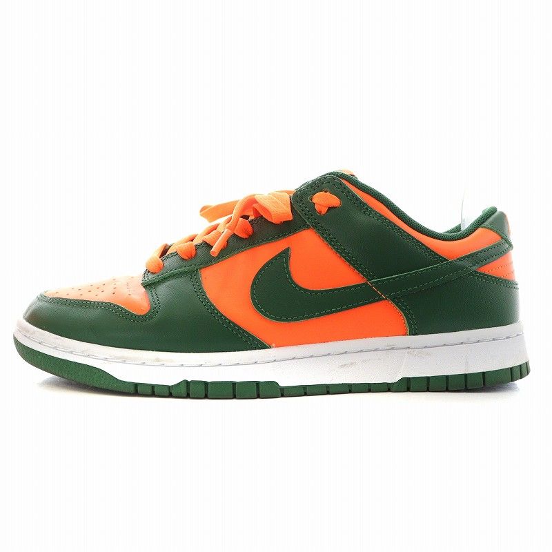 ナイキ NIKE Dunk Low Retro Gorge Green and Total Orange ダンク ロー レトロ マイアミ ゴージグリーン トータルオレンジ スニーカー シューズ US9 27.0cm 緑 DD1391-300 /AN4