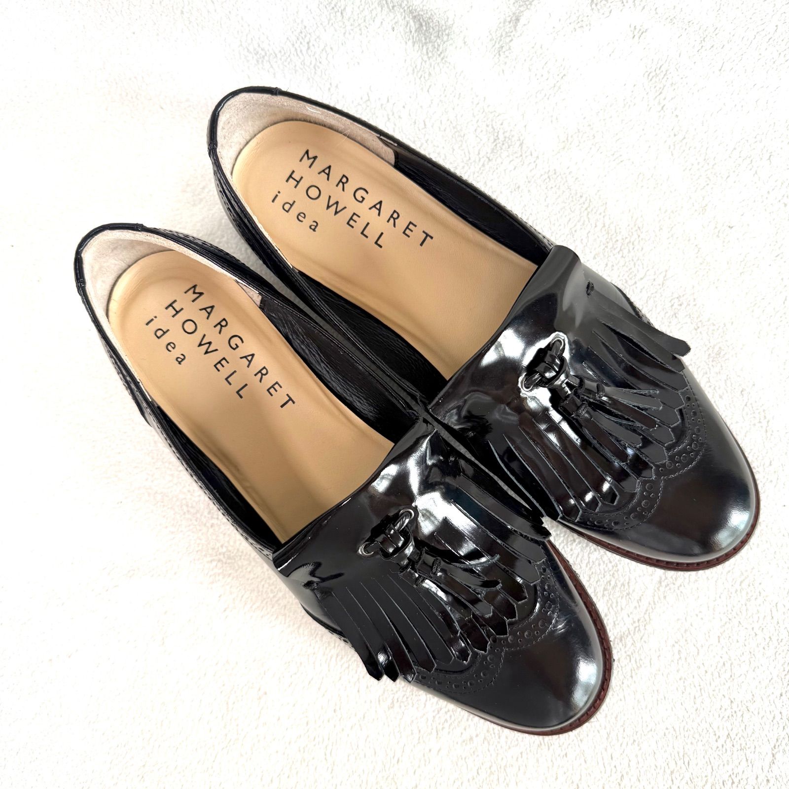 極美品✨マーガレットハウエルアイデア ウィングチップ タッセル