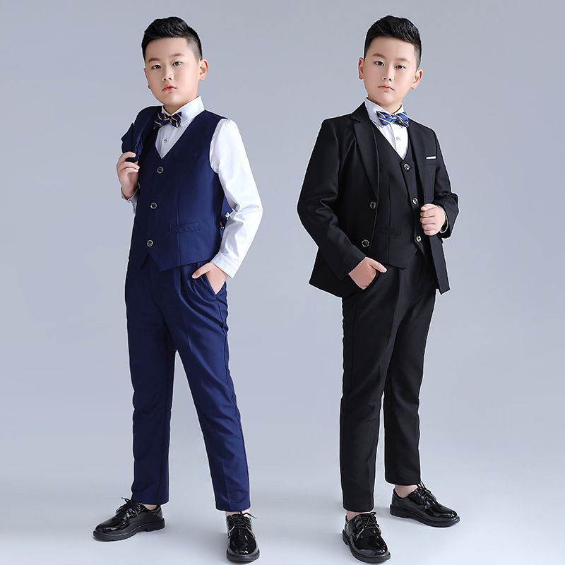 【最安値，新作】 子供スーツ 5点セット フォーマル スーツ キッズ 男の子 スーツ 発表会 入学式 入園式 こども 子供服フォーマルスーツ キッズスーツ 七五三 結婚式 卒園式 卒業式 小学生 中学生 高校生 sWc0274 スーツ・ブレザー