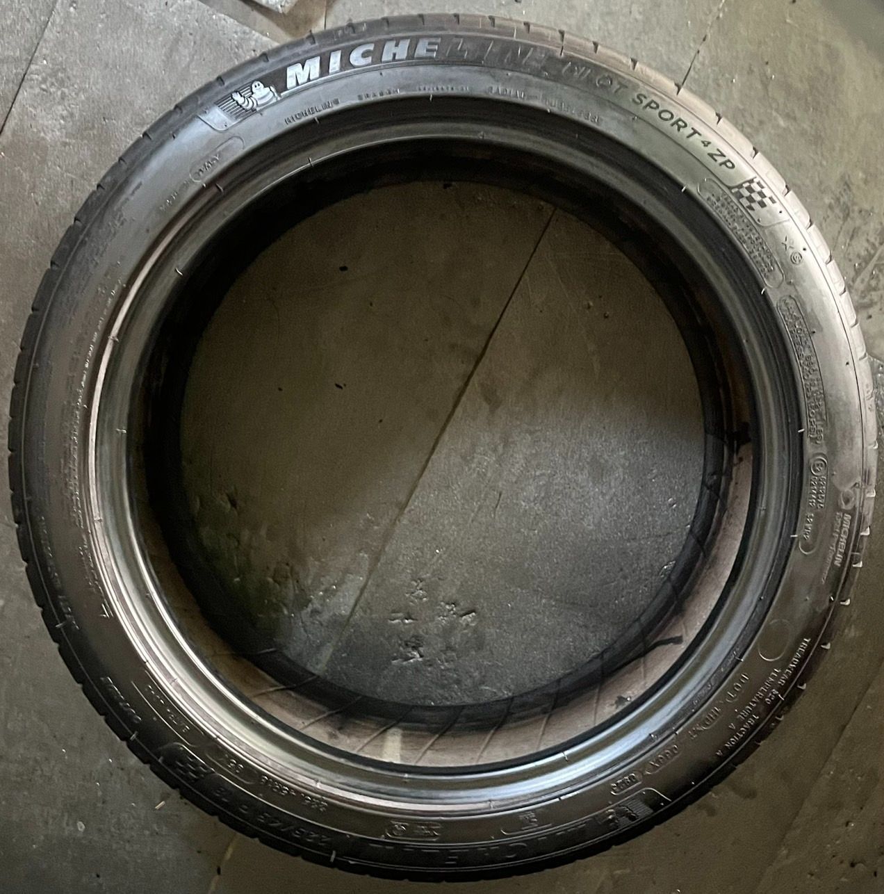 製 約7分山 ミシュラン MICHELIN パイロットスポーツ PILOT SPORT 4 ZP ランフラット 225 45R18 1本 h_424 FFCRYSTALESIA_COM