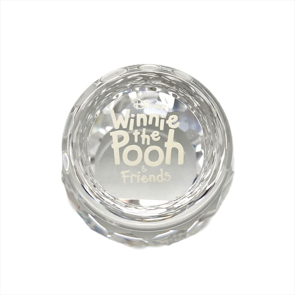 SWAROVSKI - スワロフスキー SWAROVSKI ディズニー プーさん オブジェ 置物 905768 クリア Disney Winnie the Pooh つぼ タイトルプレート ミラー付き【中古】 スワロフスキー SWAROVSKI ディズニー プーさん オブジェ 置物