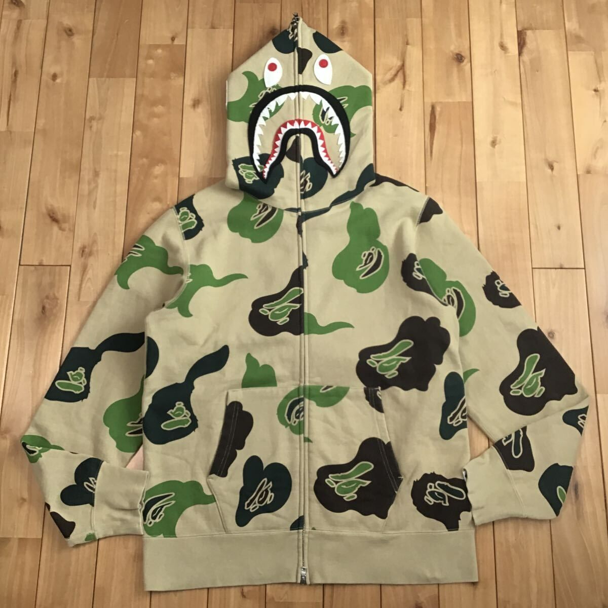 ☆XL☆ Def camo シャーク パーカー shark full zip hoodie a bathing 