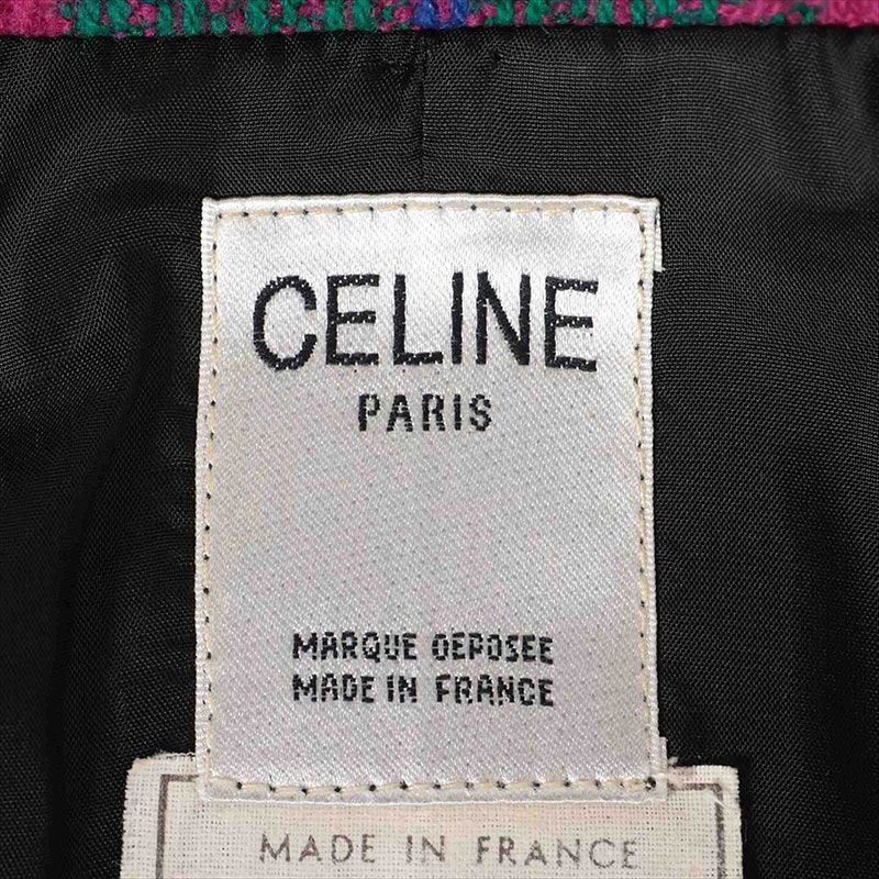 【CELINE】セリーヌ コーデュロイ ジャケット セリーヌボタン チェーン CELINE セリーヌ ジャケット チェック ゴールドボタン - メルカリ
