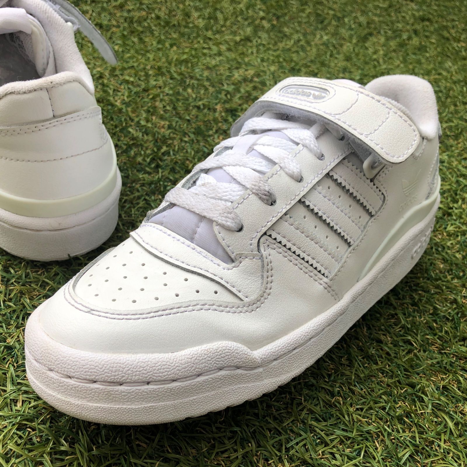 美品23adidas FORUM LO アディダス フォーラム ロー HW133 adidas - 美品23adidas FORUM LO アディダス フォーラム ロー
