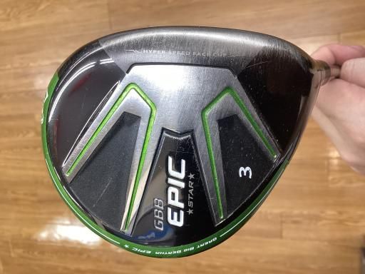 キャロウェイ GBB EPIC STAR 3W フェアウェイウッド FW 純正特注シャフト フレックスS メンズ 男性用 右利き 右用 Dランク ゴルフクラブ