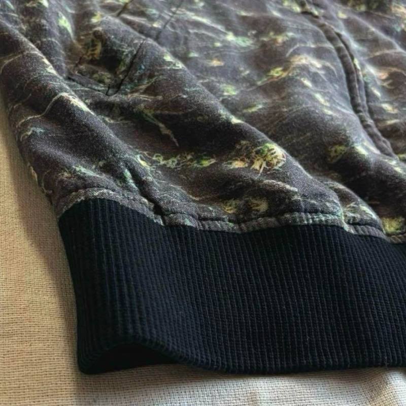 大麻カモ総柄 フライトジャケット