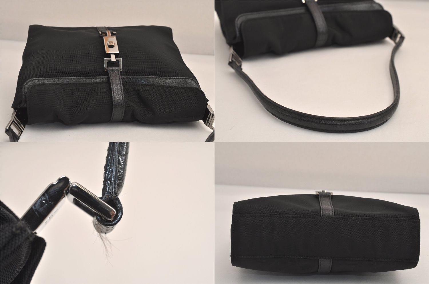 GUCCI グッチ ジャッキー ショルダーハンドバッグ 財布 ナイロン 