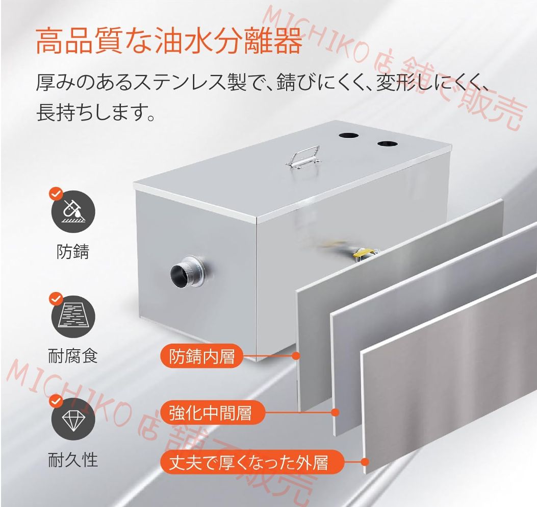 グリーストラップ シンク下