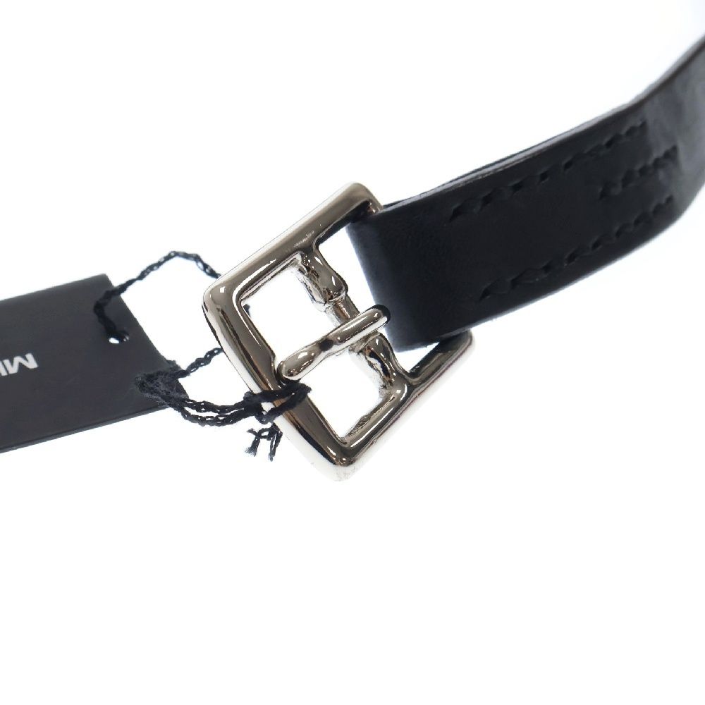 小物 MINEDENIM Leather Belt 36 Black MINEDENIM(マインデニム) - Leather Belt – Area