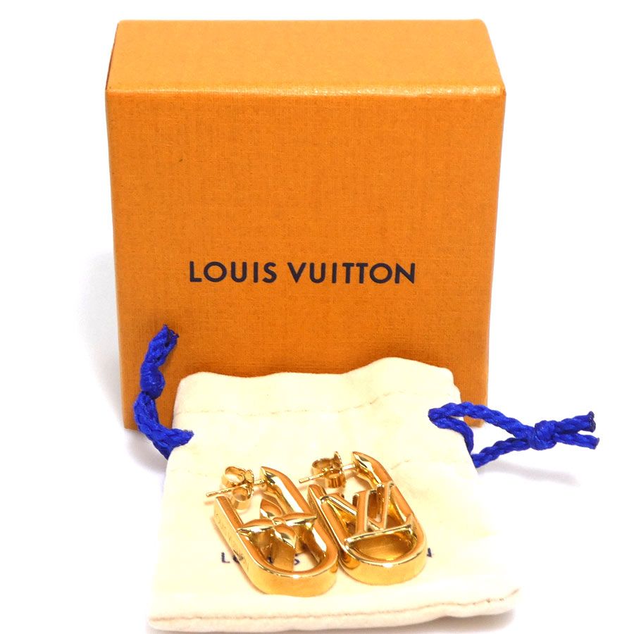 ✿プロフ必読✿ルイヴィトン ピアス フープマイLVチェーン M01140 すぐ届く・国内発送】LV ピアス・フープ マイ LV チェーン