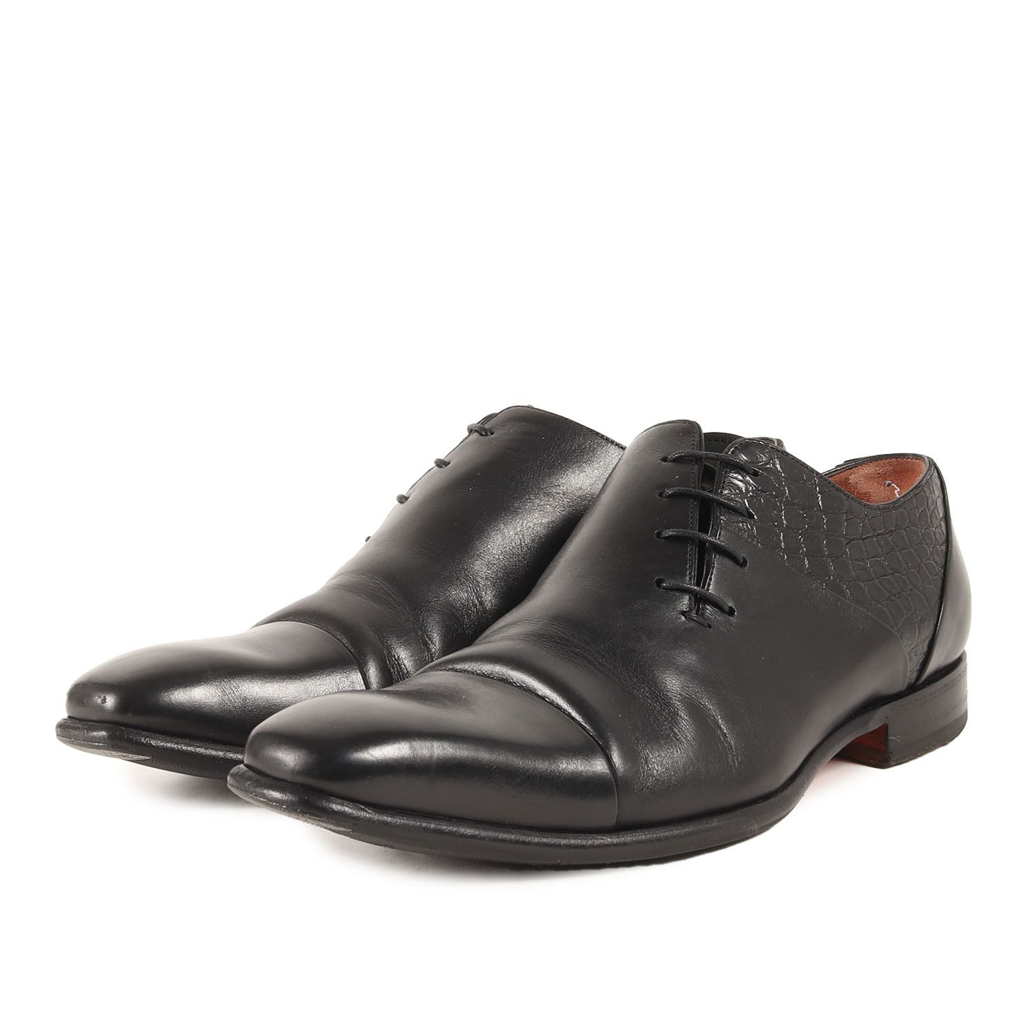 SANTONI サントーニ サイズ:8 / クロコ ホールカット レザー SANTONI サントーニ サイズ:8 / クロコ ホールカット レザー